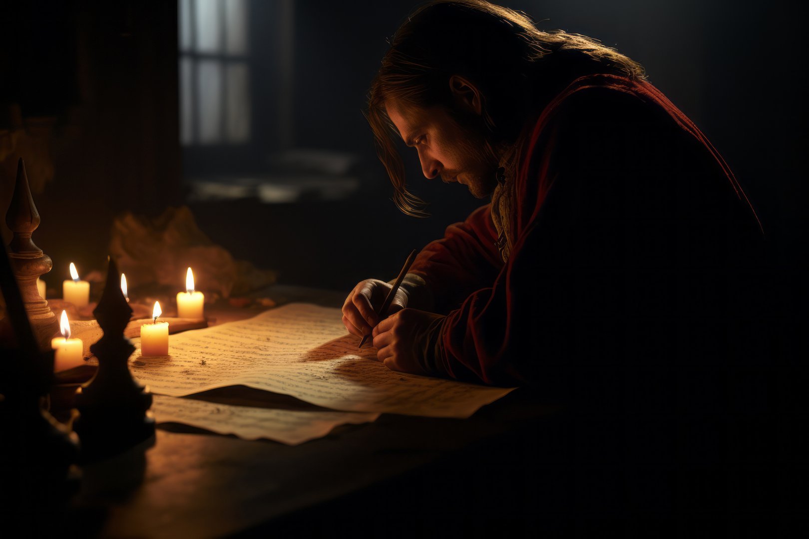 Warm light over an open journal, first-person testimony