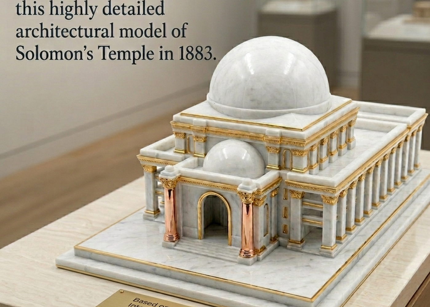 Thomas Newberry 1883 Solomon's Temple model from Project Arc