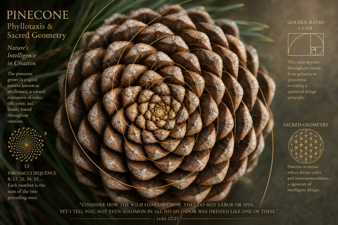 Pinecone phyllotaxis